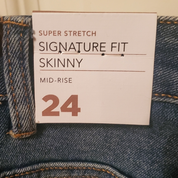 Lane Bryant Super Stretch Embellished Lace and Beads Jeans Size 24 - Picture 8 of 8